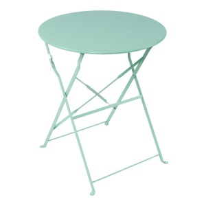 Πτυσσόμενο τραπέζι Bistro Πράσινο Μέντας 60x60x71 cm - Img 1