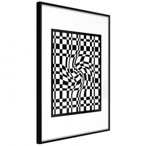 Πόστερ - Op Art, με μαύρη κορνίζα, 30x45 cm
