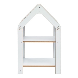 Ραφιέρα Montessori Zoilen λευκό-ροζ MDF 57x34x70 cm - Img 2