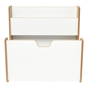 Ράφι Crane MDF λευκό-natural 57x34x44 cm - Img 3