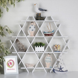 Ράφι din carton HEXBEYAZ Λευκό 70x67x11 cm \