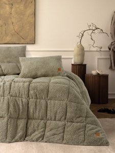 Σετ διπλό πάπλωμα και 2 μαξιλαροθήκες Yorgan Tas 195x215 cm (Μικροΐνες)