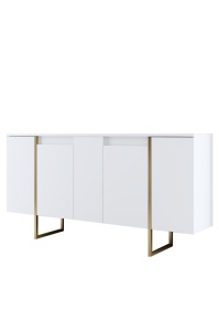 Σετ έπιπλα τραπεζαρίας Luxe Λευκό 160x35x80 cm - Img 13