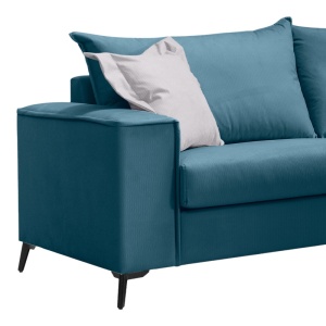 Σετ 2 διθέσιοι καναπέδες Verona x2 Pako World Ανοιχτό Γκρι 225x93x100 cm - Img 3