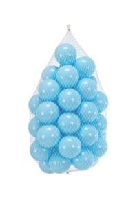 Σετ 50 πλαστικές μπάλες Μπλε 7x7x7 cm