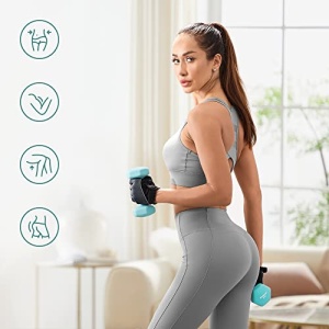 Σετ 6 αλτήρες, Songmics, Μαύρο, 38.5x35.5x14.5 cm - Img 4