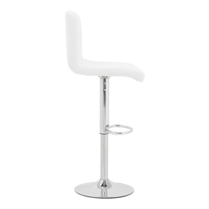 Σκαμπό μπαρ Remina Pako World Λευκό 44x44x112 cm - Img 4