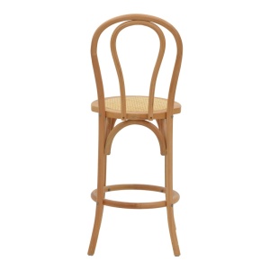 Σκαμπό μπαρ Thonet ξύλο fag φυσικό 41x50x105 cm - Img 5