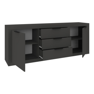 Συρταριέρα Doha Σκούρο Γκρι 210x45x80.5 cm - Img 3