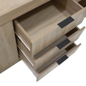 Συρταριέρα Doha Pako World Sonoma 180x45x80.5 cm - Img 4