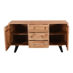 Συρταριέρα Leontina boho Φυσικό 150x45x86 cm - Img 5