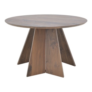 Τραπέζι Bibble Καρυδί 120x120x76 cm - Img 3