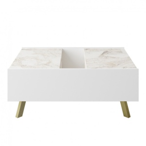 Τραπεζάκι σαλονιού Frida - Λευκό - Img 4