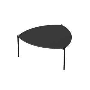 Τραπεζάκι σαλονιού Lenny Ανθρακί 90x40x89 cm - Img 6