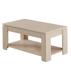 Τραπεζάκι σαλονιού Shelf - Light Oak - Img 4