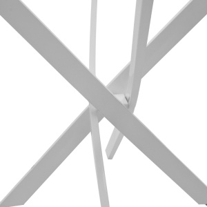 Τραπέζι Antoro Λευκό 80x80x75 cm - Img 4