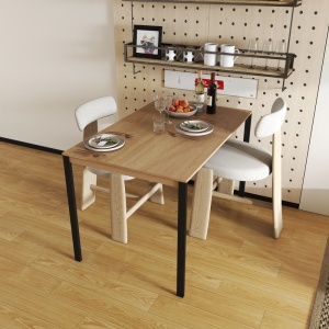 Τραπέζι Faragio Φυσικό 120x75x75 cm - Img 3