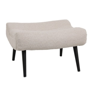 Υποπόδιο πολυθρόνας Silla, Pako World, Μπεζ, 68x58x40 cm