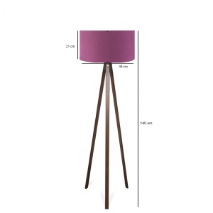 Φωτιστικό Δαπέδου AYD Μωβ 21x38x140 cm - Img 3