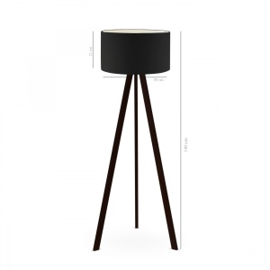 Φωτιστικό Δαπέδου AYD-2650 Μαύρο 38x21x140 cm - Img 3
