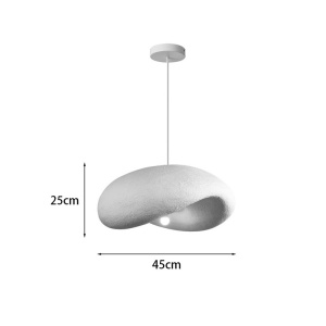 Φωτιστικό οροφής Ferecon Λευκό 45x45x25 cm - Img 3
