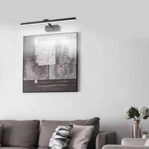 Φωτιστικό Τοίχου LED Debiwen, Μαύρο, 60x10x6 cm - Img 2