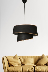 Φωτιστικό οροφής Barette Χρυσό 32x32x70 cm