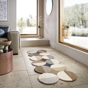 Χαλί διάδρομος Mia Ellipse Natural 80x230 cm, Flair Rugs