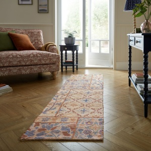 Χαλί Διαδρόμου Nadya Taylor Patch Μπλε 60X230 cm, Flair Rugs