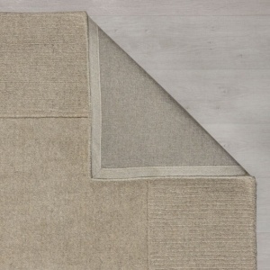 Χαλί Διαδρόμου Textured Wool Border Natural 60X230 cm, Flair Rugs
