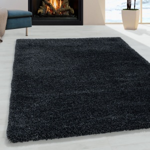 Χαλί Fluffy Ανθρακί 200x290 cm
