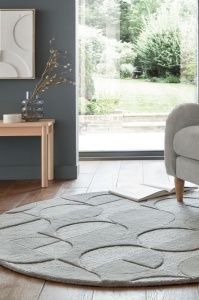 Χαλί Gigi Γκρι 160X160 cm, rotund, Flair Rugs