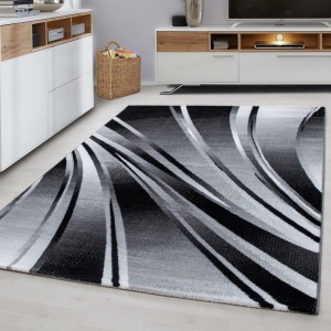 Χαλί Parma Μαύρο V1 80x150 cm