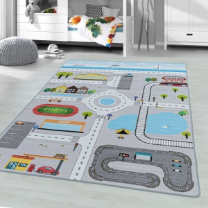 Χαλί Play Γκρι V2 100x150 cm