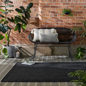Χαλί Weave Outdoor CHARCOAL 80X150 cm, Flair Rugs