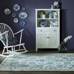Χαλί Yasmin Ivory/Μπλε 160X230 cm, Flair Rugs
