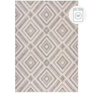 Χαλί διάδρομος Beckett Washable Πολύχρωμο 78x150 cm, Flair Rugs - Img 2