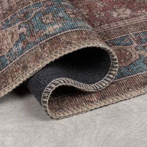 Χαλί διάδρομος Cyra Washable Κόκκινο 60x230 cm, Flair Rugs - Img 4