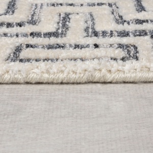 Χαλί διάδρομος Rhett κυκλικό Knit Γκρι 80x300 cm, Flair Rugs - Img 3