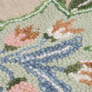 Χαλί Bryony Shaped Floral Πράσινο 160x230 cm, Flair Rugs - Img 4