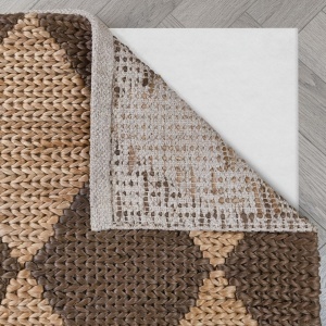 Χαλί Effie Diamond Jute Καφέ inchis 160x230 cm, Flair Rugs - Img 4