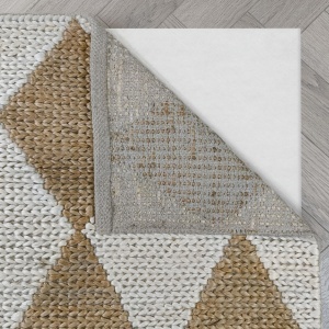 Χαλί Effie Diamond Jute Μπεζ deschis 120x170 cm, Flair Rugs - Img 4