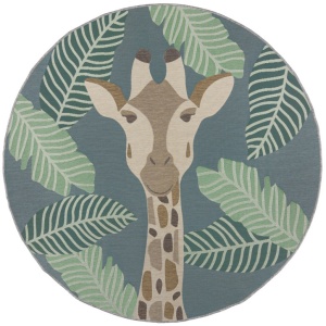 Χαλί Eric Giraffe Outdoor Natural 160X160 cm, rotund, Flair Rugs - Img 2