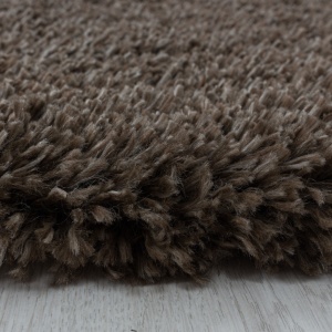 Χαλί Fluffy Καφέ 140x200 cm - Img 4