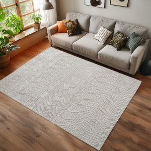 Χαλί Helix etno V3 Κρεμ 140x200 cm - Img 3