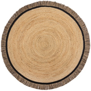 Χαλί Kahana Μαύρο 180X180 cm, rotund, Flair Rugs - Img 2