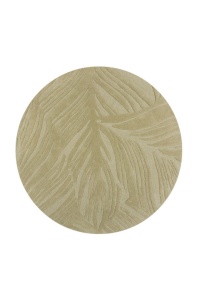 Χαλί Lino Leaf Πράσινο Sage 160X160 cm, rotund, Flair Rugs - Img 2