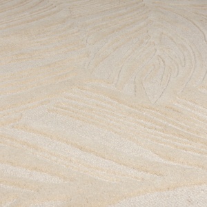 Χαλί Lino Leaf Natural 160X160 cm, rotund, Flair Rugs - Img 4