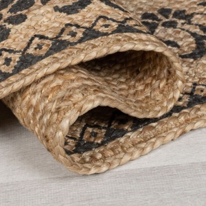 Χαλί Maisie Natural/Μαύρο 80X150 cm, Flair Rugs - Img 3