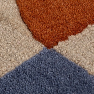 Χαλί Mia Scallop Frame Caramiziu, Natural 200x290 cm, Flair Rugs - Img 5